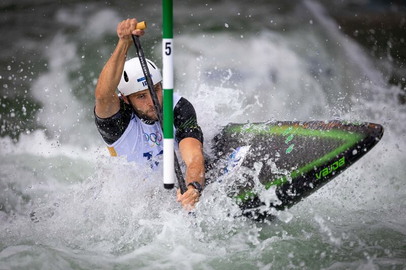 Ireland’s Liam Jegou during his second run in Paris on Saturday.  Photograph: Morgan Treacy/Inpho