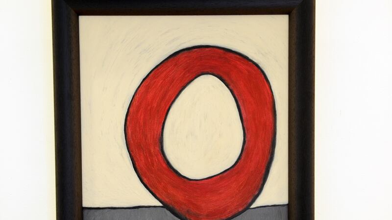 A painting by John Redmond in his home. Photograph: Aidan Crawley