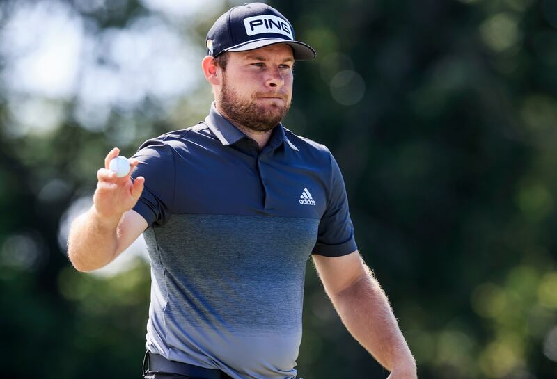 Tyrell Hatton shares the halfway lead in the Arnold Palmer Invitational. Photograph: Tannen Maury/EPA