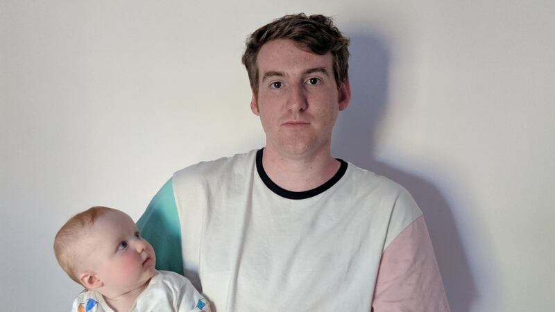 Séamas O’Reilly with his son Ruadh