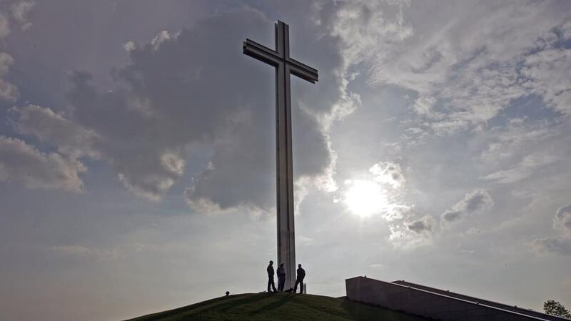 Good Friday at the  Papal Cross in 2011. Photograph: Eric Luke/The Irish Times