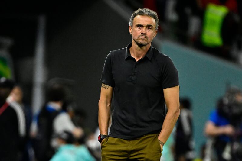 Luis Enrique. Photograph: Javier Soriano/AFP via Getty