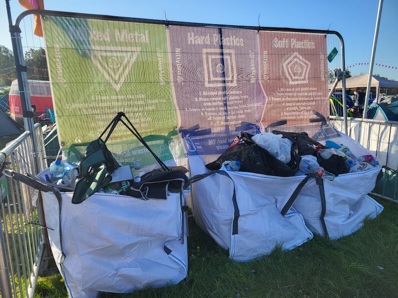 Many of those in attendance tried to be more sustainable than in previous years. Photograph: Shauna Bowers 