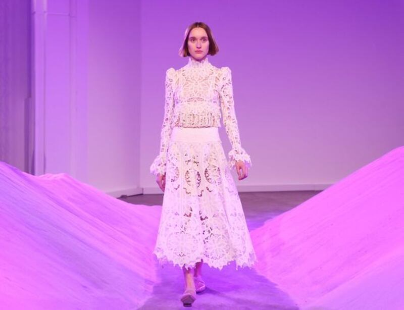 White lace dress from Zimmerman