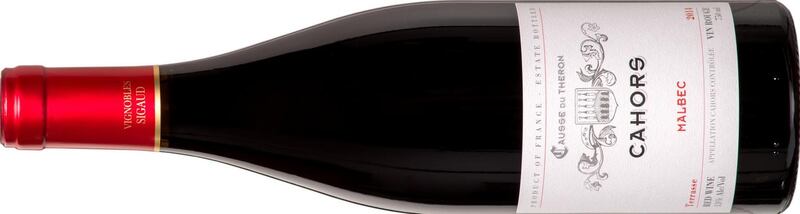 Causse de Théron “Terrasse” 2015, Cahors, 13% €22.99