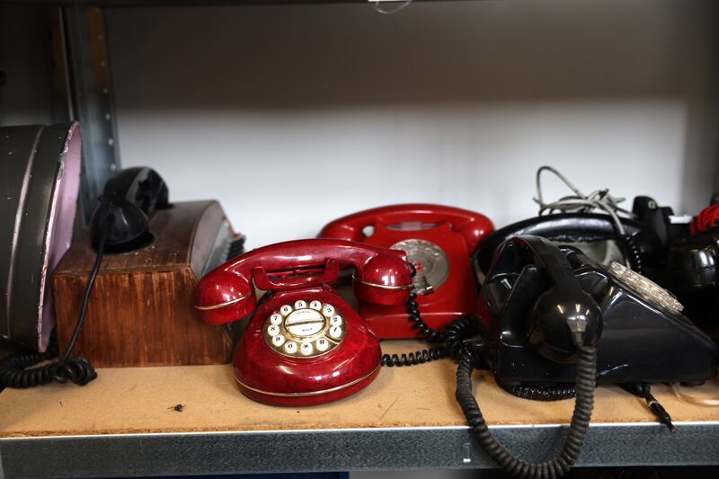 Druid set workshop. Photograph: Dara Mac Dónaill / The Irish Times







