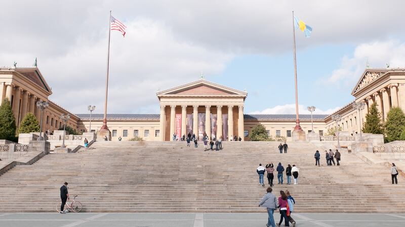 The Philadelphia Museum of Art with its “Rocky Steps”.