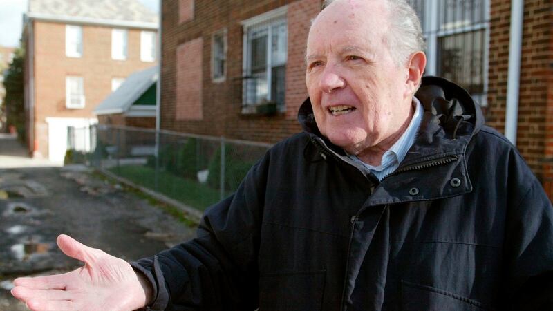 Jakiw Palij in Queens in 2003. Photograph:  Suzanne DeChillo/The New York Times via AP