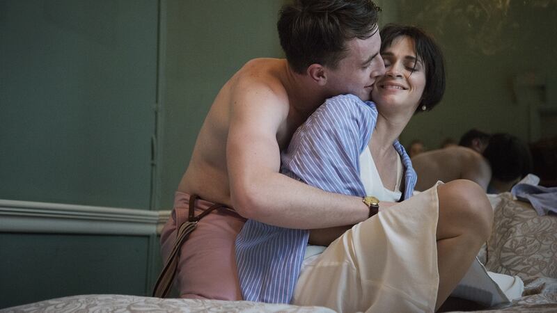 Paul Mescal (Jay Gatsby) and Charlene McKenna (Daisy Buchanan) in The Great Gatsby. Photograph: Agata Stoinska