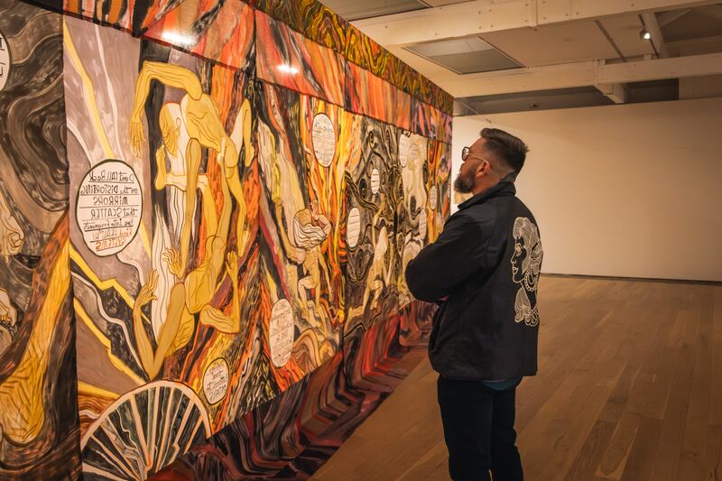 The Age/L'Età: Talbot is an artist who thinks deeply. Photograph: Cian Flynn