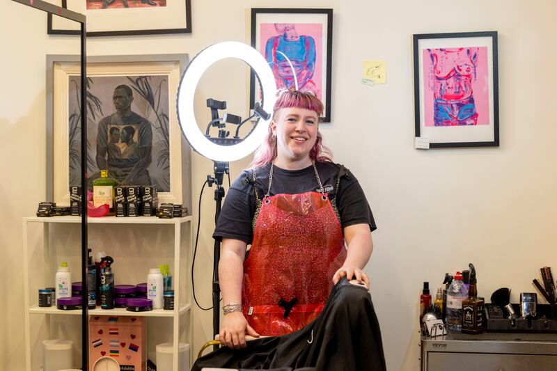 Queer Hawk colour stylist Meadhbh Sheridan.
Photograph: Tom Honan