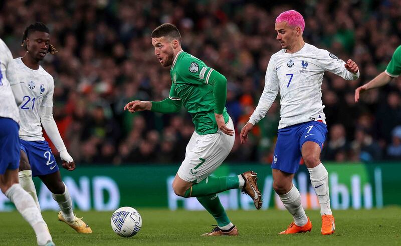 The Republic's Matt Doherty has not featured as much as he would have liked for Atlético Madrid since January, restricted to 16 match-day minutes. File photograph: Inpho