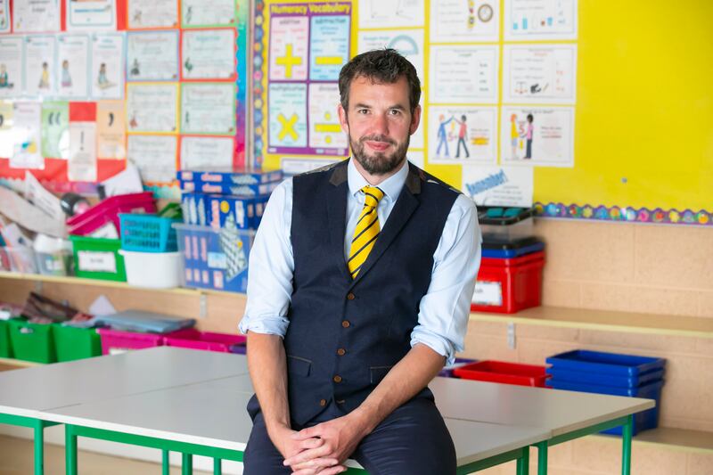 Brian Barron, principal of Portlaw National School, Co Waterford: 'With social media we are exposing our children to often inappropriate and troubling content they are just not ready to negotiate.' Photograph: Patrick Browne