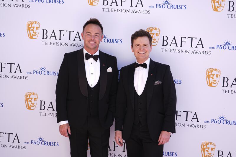 Ant McPartlin and Declan Donnelly. Photograph: Jordan Pettitt/PA Wire 