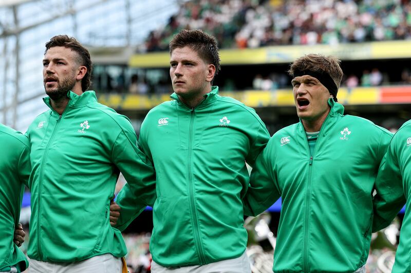 Andy Farrell has invested a considerable amount of time in young secondrow Joe McCarthy. Photograph: Ben Brady/Inpho