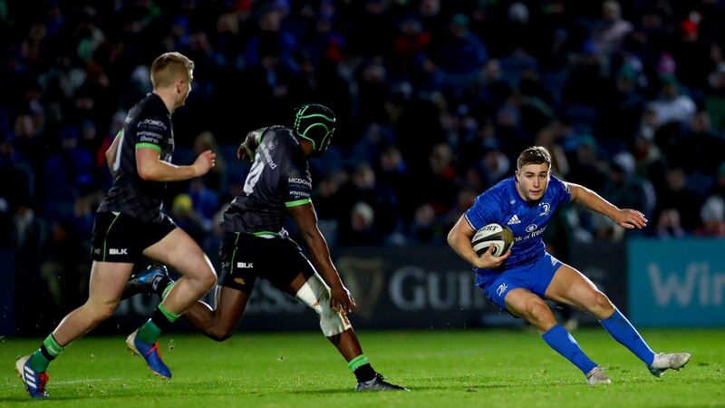 Jordan Larmour heads into the Six nations as Ireland’s first-choice fullback. Photograph: James Crombie/Inpho