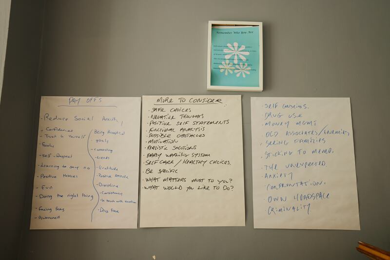 A therapy room at Coolmine Lodge, in Blanchardstown. Photograph: Alan Betson
