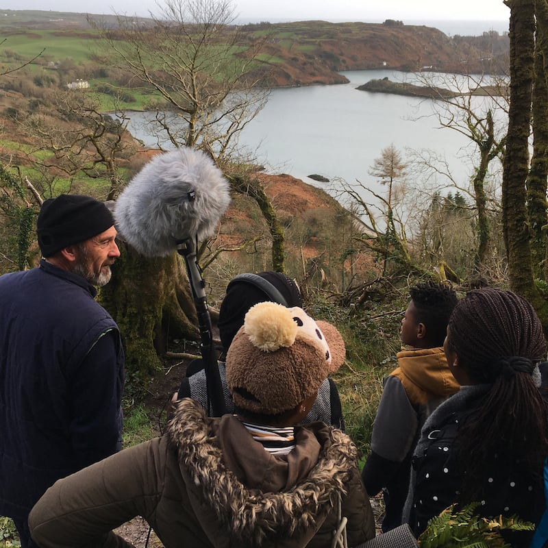 Land Walks: Participants at Lough Hyne with Michael Burke