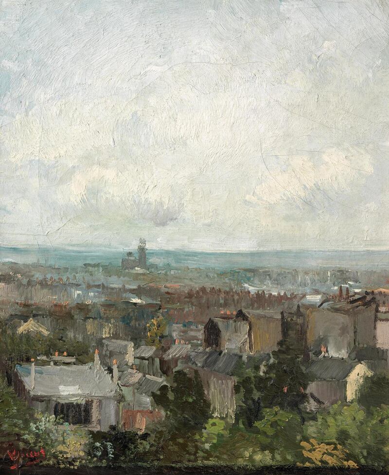 Vincent van Gogh: Rooftops in Paris, from 1886. Photograph © National Gallery of Ireland