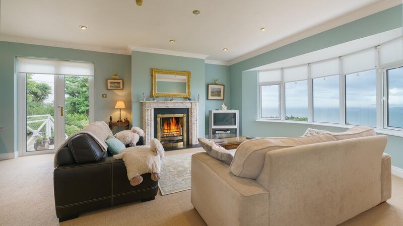 Cobblers Bank, Howth: all three reception rooms have sea views