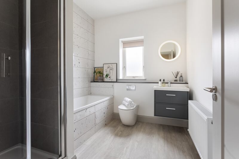 Units have spacious bathrooms