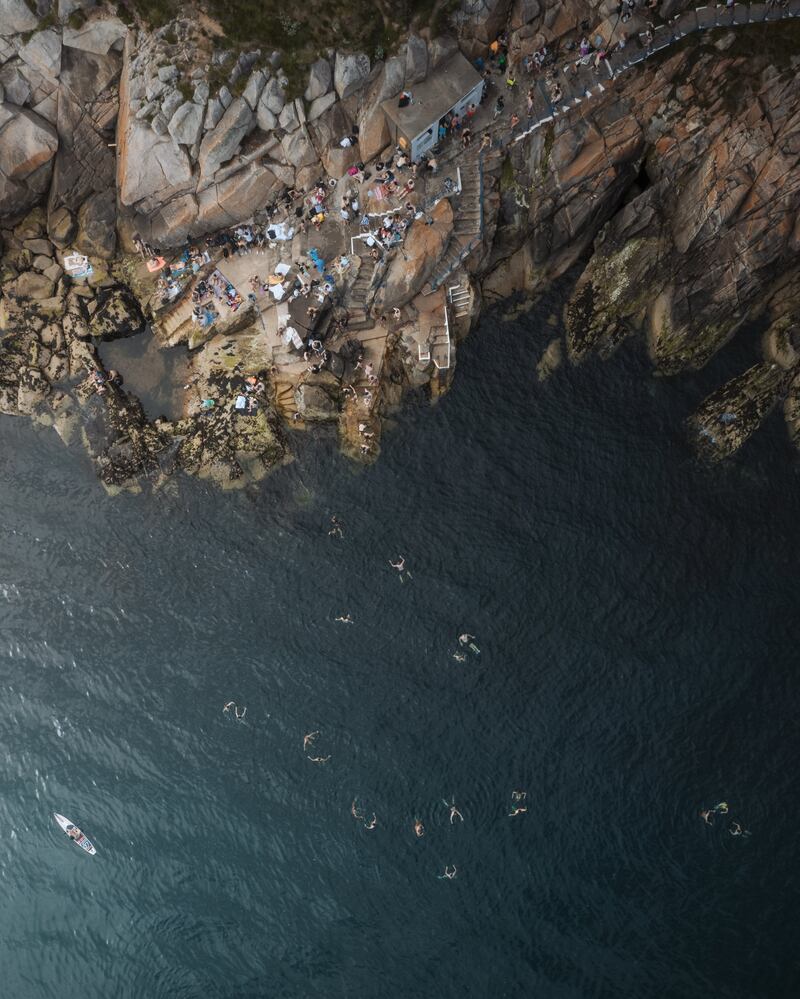 Francisco Romo was shortlisted in the People and the Coast category with ‘Summer Swimmers’, taken at the Vico Baths in Killiney, Co Dublin.