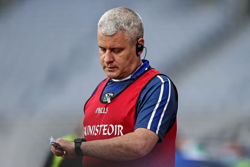 Cavan manager Ollie Bellew says no one on his team would support the proposal to stop counties with fewer than five clubs from playing in the National Hurling League. Photograph: Tommy Dickson/Inpho