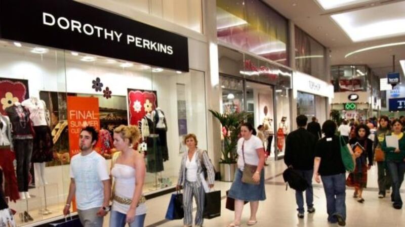 Jervis Street shopping centre: the Irish arm of Arcadia Group, the high street fashion retailer that includes the Dorothy Perkins brand, remained in the red last year