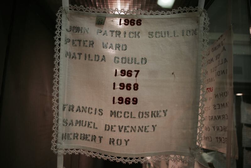 A detail from The Linen Memorial