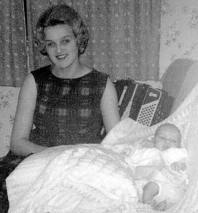 Betty Watterson with baby Yvonne.