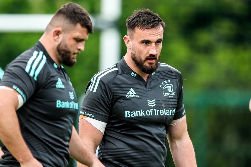 Ronan Kelleher: the Leinster hooker is available to train fully this week after his recovery from a shoulder injury.  Photograph: Nick Elliott/Inpho 