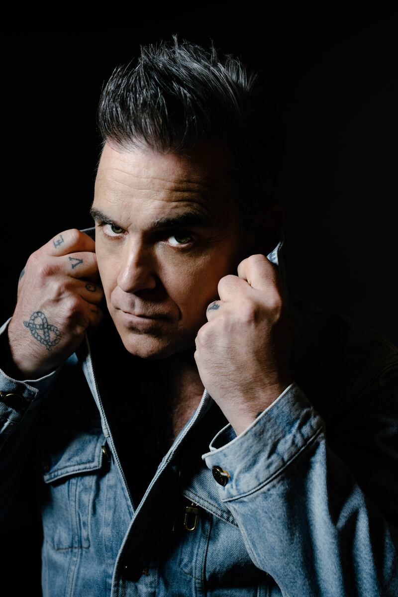 Robbie Williams: 'I’ve done the archetypal thing that people do when that huge success wanders away from you.' Photograph: Sony Music Ireland
