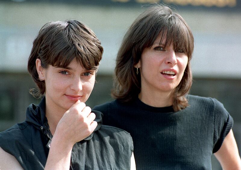 Sinéad O’Connor and Chrissie Hynde of the Pretenders in London for the fourth United Nations Global Conference on Women. Photograph:  Fiona Hanson/PA Wire 