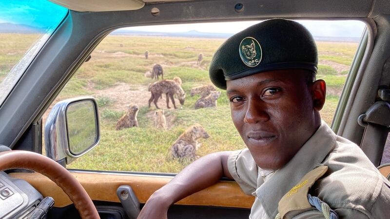An Ol Pejeta park ranger in Secret Safari: Into the Wild