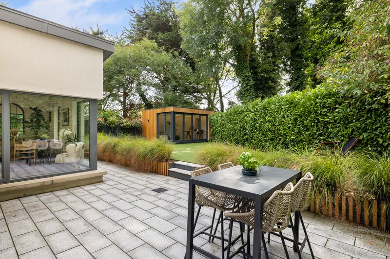 Back garden and patio