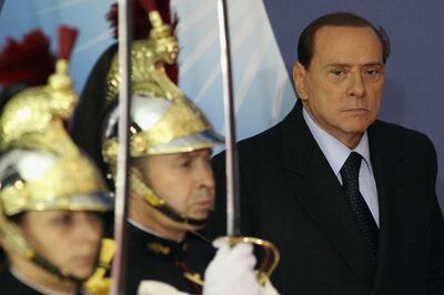 Silvio Berlusconi returned to power in 2008 but was forced to resign in 2011. Photograph: Dan Kitwood/PA Wire.