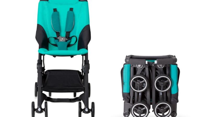 The Pockit buggy is  small enough to fit in a plane’s overhead compartment