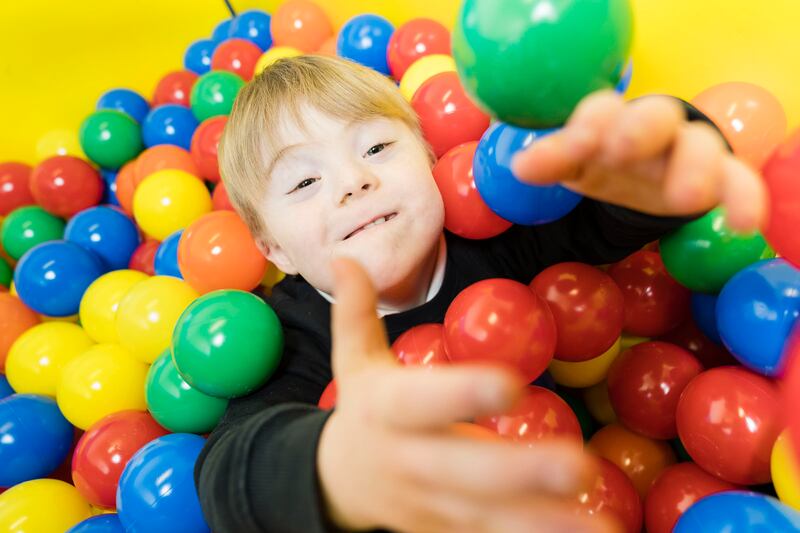 Ben Farrell (7), one of the 134 pupils at Stewarts School in Lucan, Co Dublin. 