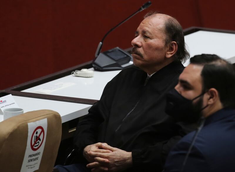 Nicaragua’s president Daniel Ortega. Photograph: Ismael Francisco/AP/PA