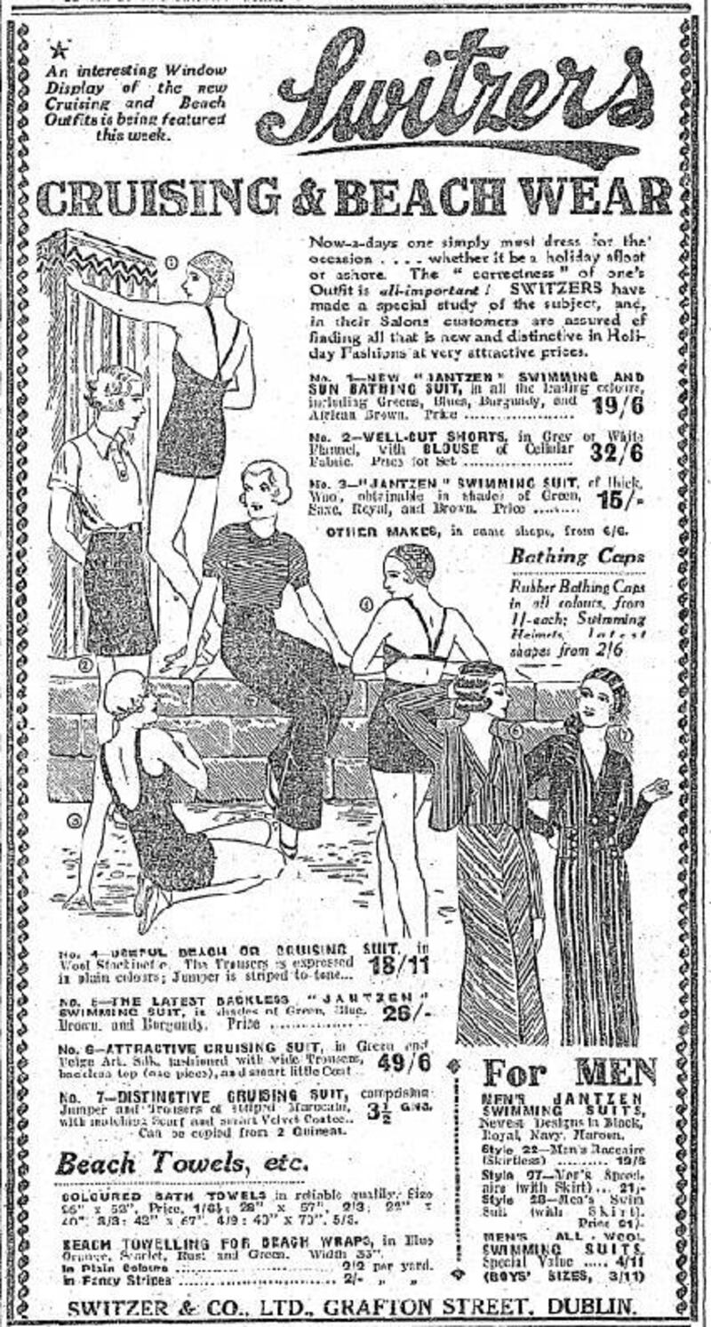 The Irish Times, May 15th, 1933.