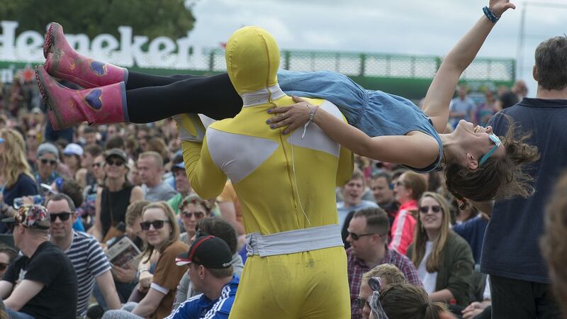 Electric Picnic: a vast army of riggers, sound engineers, stage builders and more are suddenly out of a job. Photograph: Dave Meehan