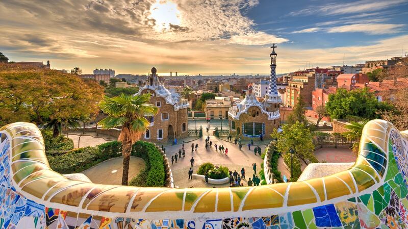 Parc Guell in Barcelona, designed by the architect Gaudí. File photograph: Getty Images