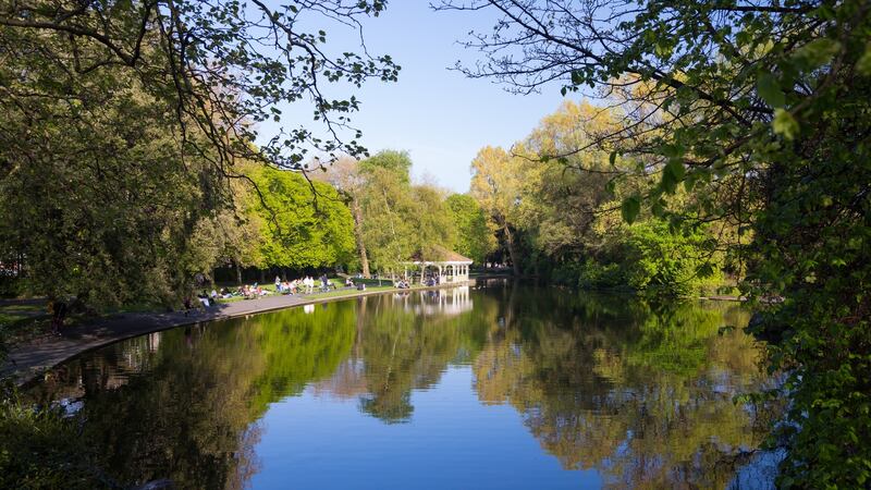 St Stephen’s Green Park in Dublin city centre,