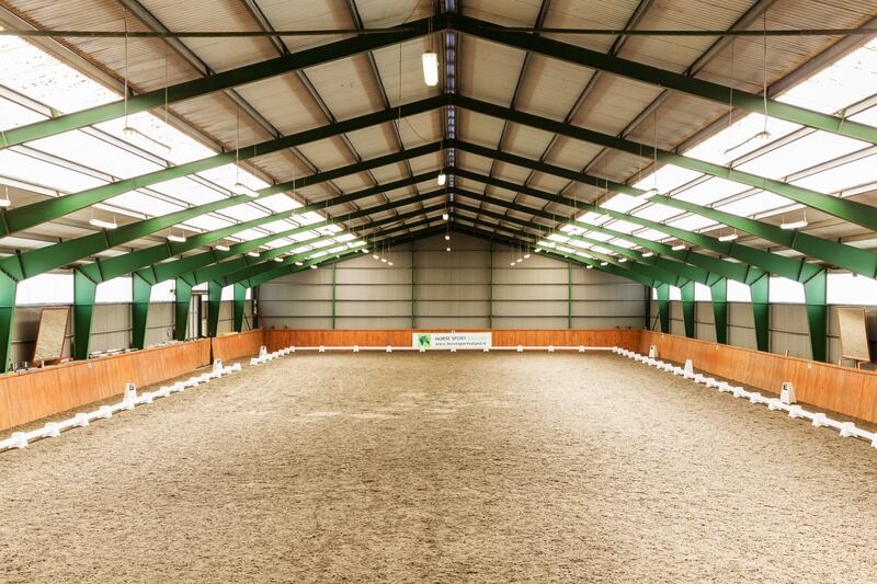 Equestrian training area