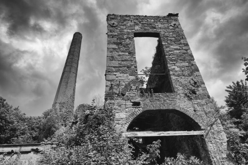 Chimney and ruined mill, Portlaw