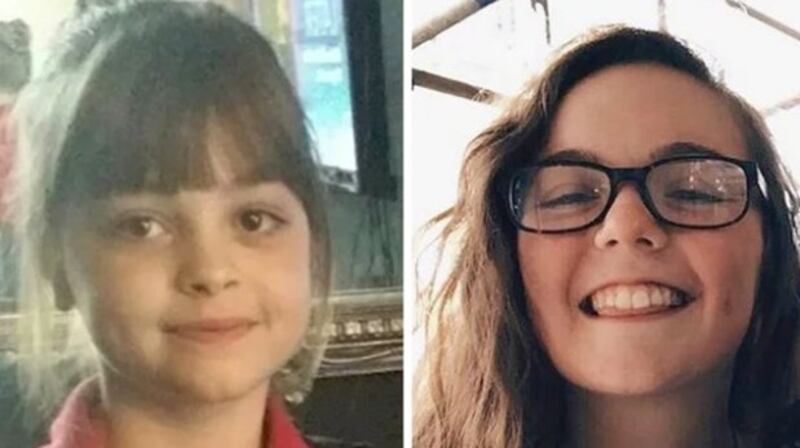Eight-year-old Saffie Rose Roussos and 18-year-old Georgina Callander who perished in the terror attack at the Manchester Arena.