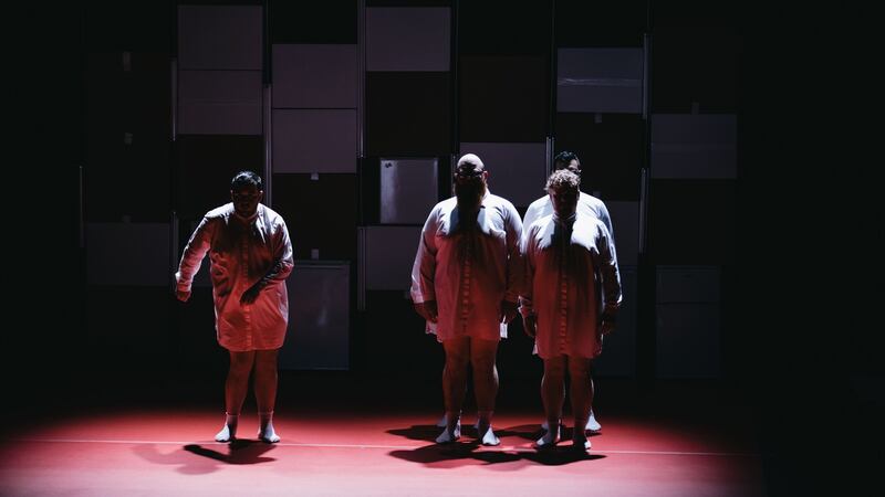 Fat Blokes, at the Project Arts Centre, creates a camaraderie between the performers that is shared with the audience.