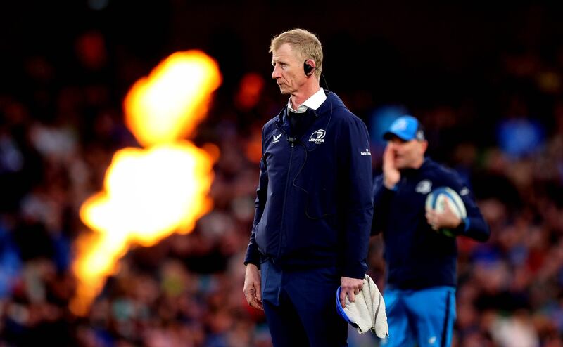 Leinster head coach Leo Cullen during Leinster vs Leicester Tigers in Dublin last weekend. Photograph: Ryan Byrne/Inpho
