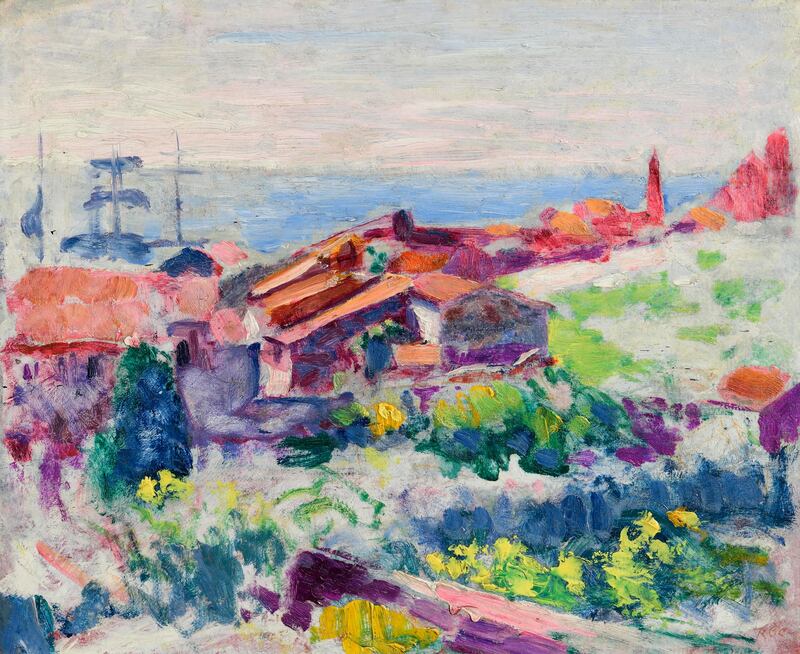 Roderic O’Connor, Villas Near the Sea, Cassis from 1913