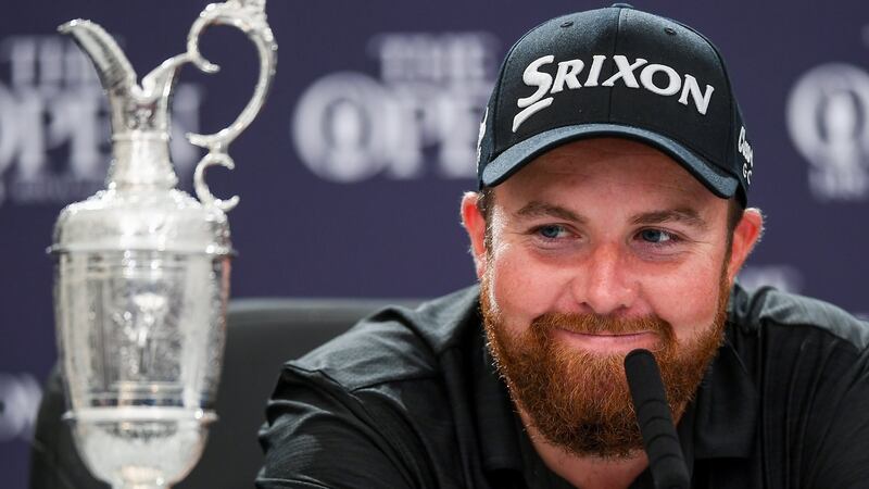 Shane Lowry  this past July 21st, after winning The Open Championship on day 4 of the 148th Open Championship at Royal Portrush in Portrush, Co Antrim. Photograph: Ramsey Cardy/Sportsfile